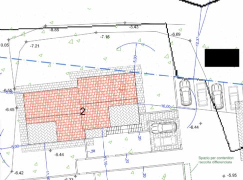 In quadrifamiliare in fase di costruzione p ultimo