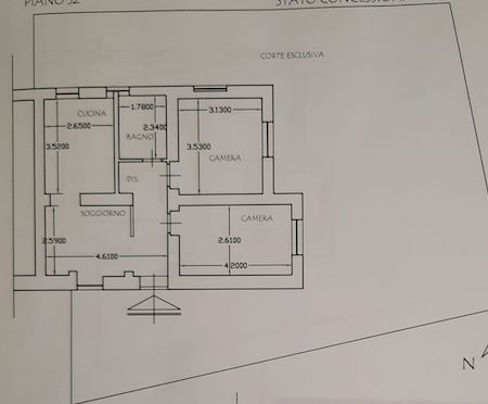 3,5 VANI CON GIARDINO ZONA COLLI